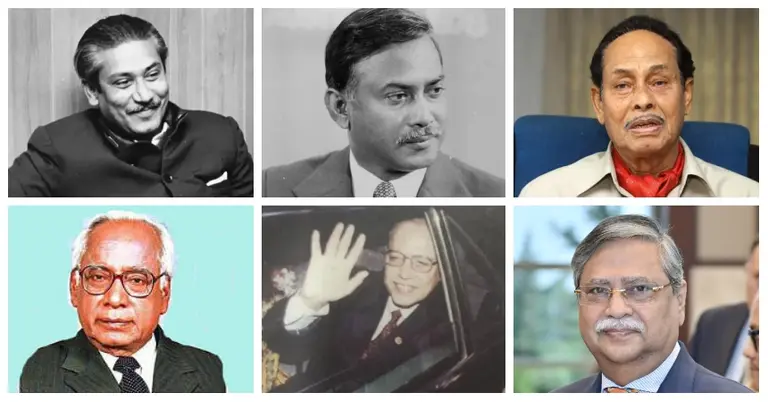 বাংলাদেশে মেয়াদ পূর্ণ করতে না পারা রাষ্ট্রপতি